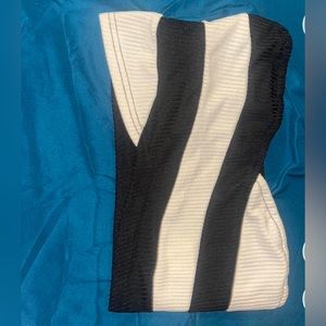 Striped tube top
